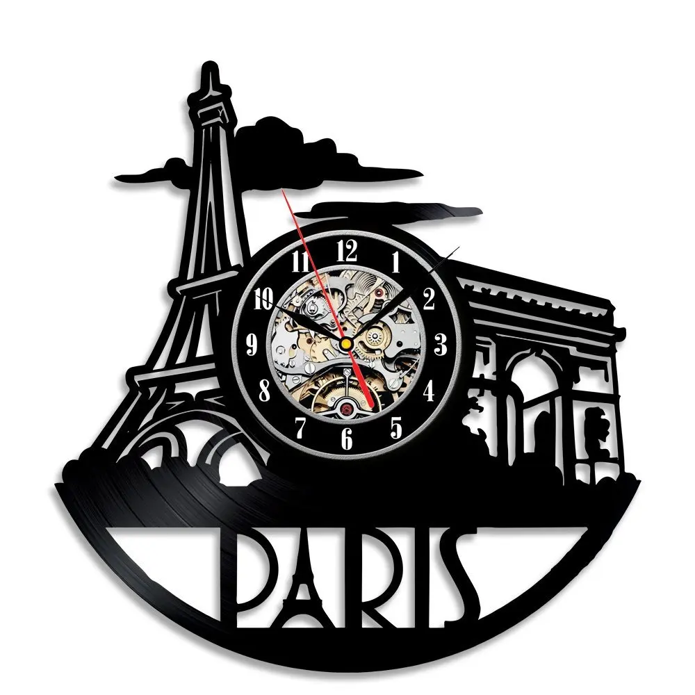 Buy Paris Wall Clock Modern Design Decorative Living