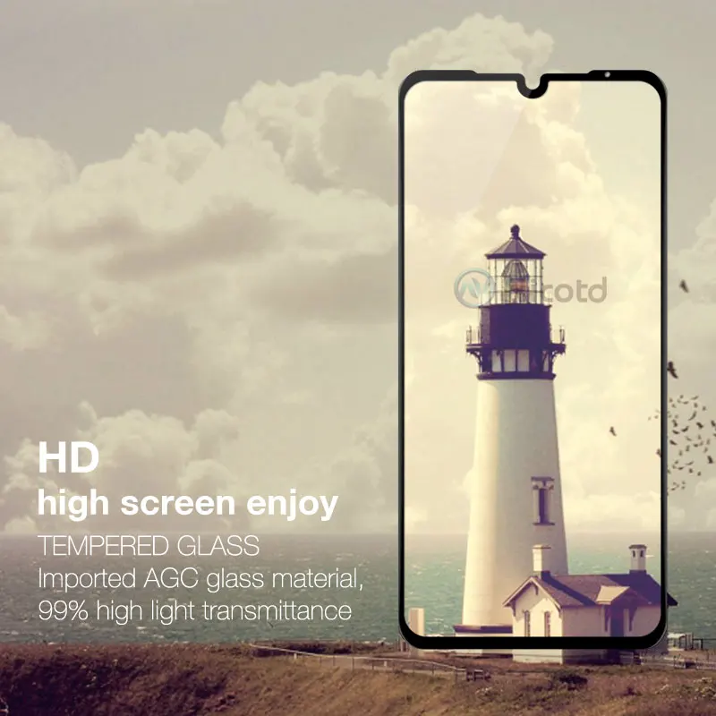 Tempered Glass For Xiaomi Mi 9 Mi8 SE 8lite 9H Screen Protector For Xiomi A2 lite 5X 6X Note7 Full Cover Glass Film Pocophone F1 (4)