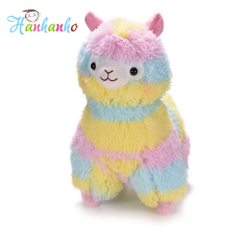12インチ愛らしいレインボーアルパカぬいぐるみかわいいぬいぐるみおもちゃギフト子供のため Toys Gift Rainbow Alpacaalpaca Stuffed Aliexpress