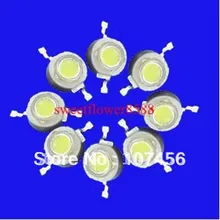 1000 шт./лот 1 Вт супер яркий высокой мощности белый светодиодный 90-100LM