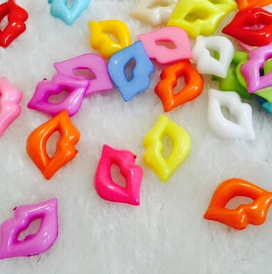 

50PCS diy small mouth vermilion paste decorative stickers Europe and nursery children creative handmade buttons lesson