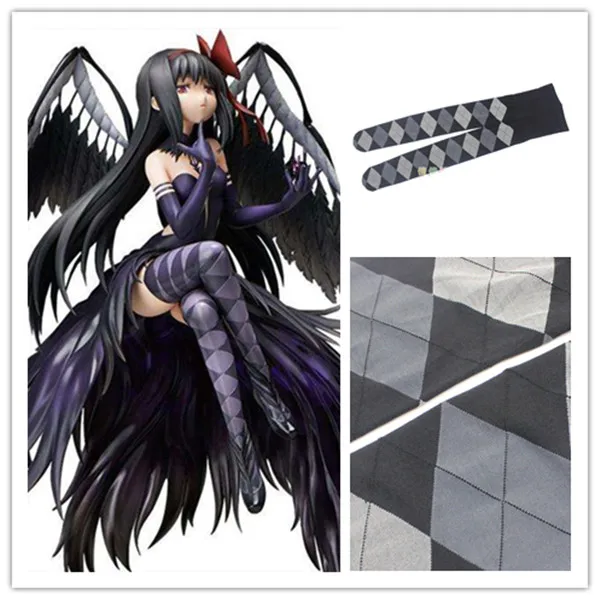 

Puella Magi Madoka Magica Akemi Homura Pantyhose EVIL DOER Cosplay Velvet Stockings