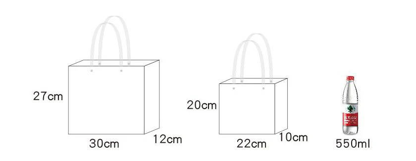 Печать рук карфт бумага сумка подарочные сумки для покупок ретро одежда ручная бумажная сумка 100pcs \ Лот Бесплатная доставка
