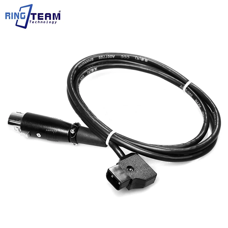 New Power Tap Plug (Male) To Male 4 Pin XLR Connector D-Tap Male to Female for Power Supply Battery Adapter Cable 1M