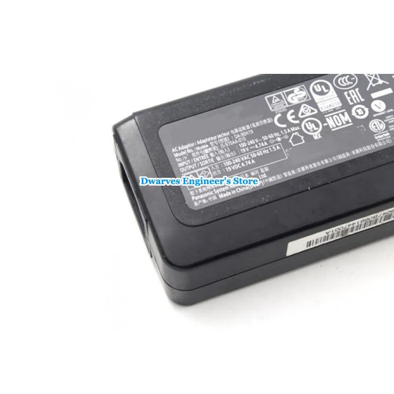 19V 4.74A AC адаптер питания для ноутбука PANASONIC ноутбук компьютер DA 90H19 JS 970AA 010 90W