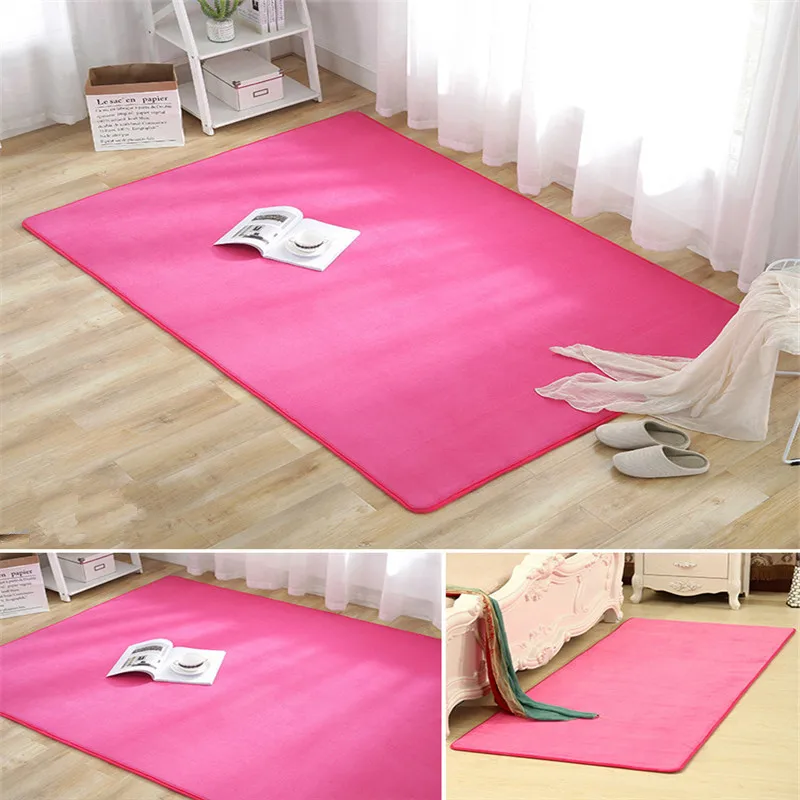 Новинка года, толстый коралловый флисовый ковер, пуховое одеяло для гостиной, журнальный столик, прикроватный коврик для спальни, детская подушка, детский коврик для ползания