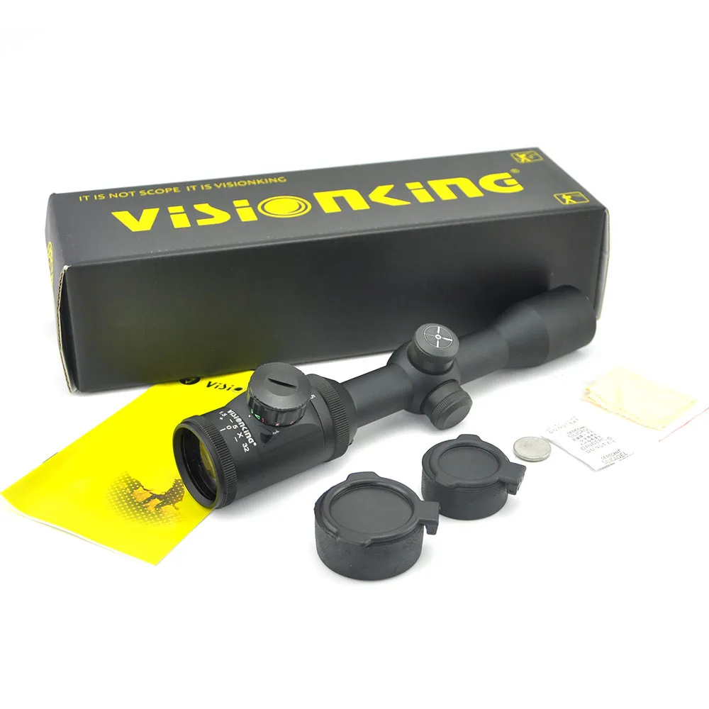 Nice Visionking 1.5-5x32 Wide Angle Hunting Tactical Military Rifle Scope .223