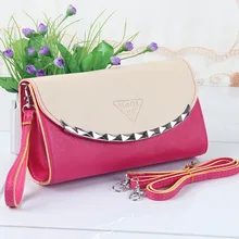 New handbag shoulder bag Messenger bag long section of the women’s wallets Clutch