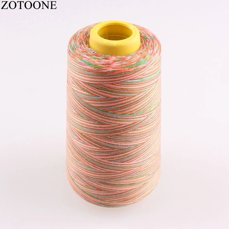 

Multicolor sewing thread 3000Y/Spool 40S/2 Polyester sewing threads industrial sewing thread from sewing supplies