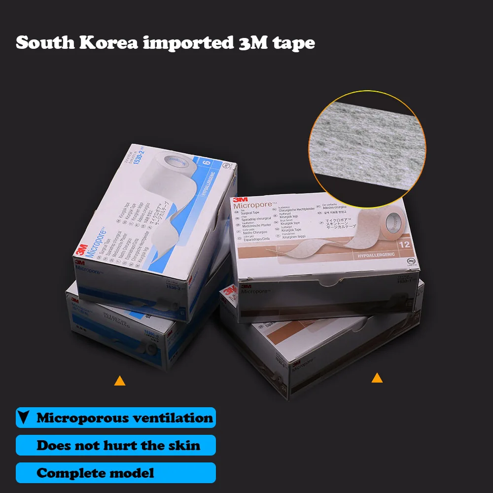 

5pc/lot 3M Micropore Tape lashes eyelid tape lash eyelash tape Extensions Tools Gentel On Skin apprication anti-allergy tape