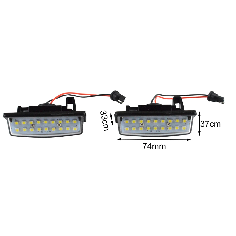 2 шт. 18LED номерного знака светильник лампы для Nissan Altima Maxima Murano 2013 Infiniti QX80 QX60 QX56 JX35 |