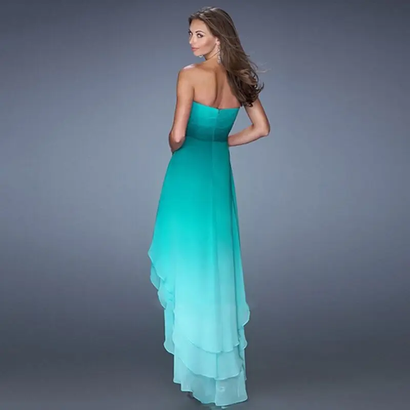 Dark Mint Green Prom Dress