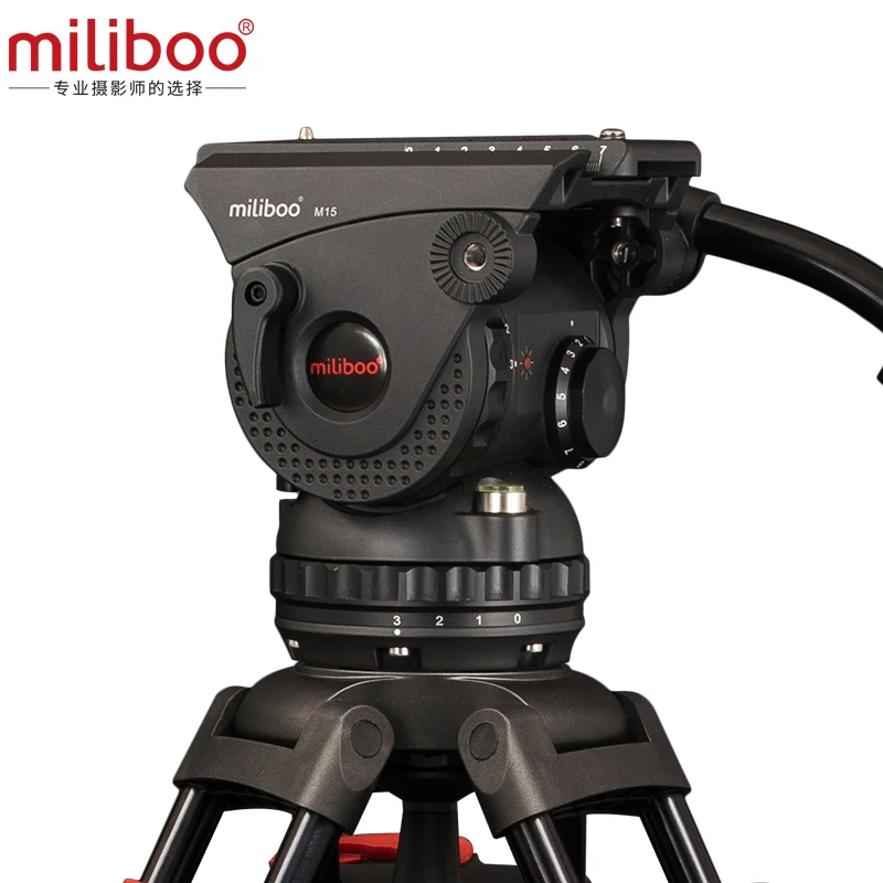 Miliboo M15 Профессиональный вещательный фильм Регулируемая гидравлическая