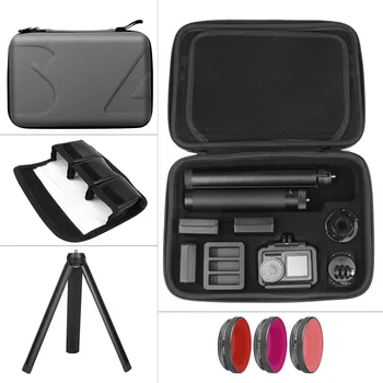 

For Osmo Action Camera Bags Can Storage Tripod/Battery/Camera Body Carrying Case For DJI Osmo Action Portable Bags Protection