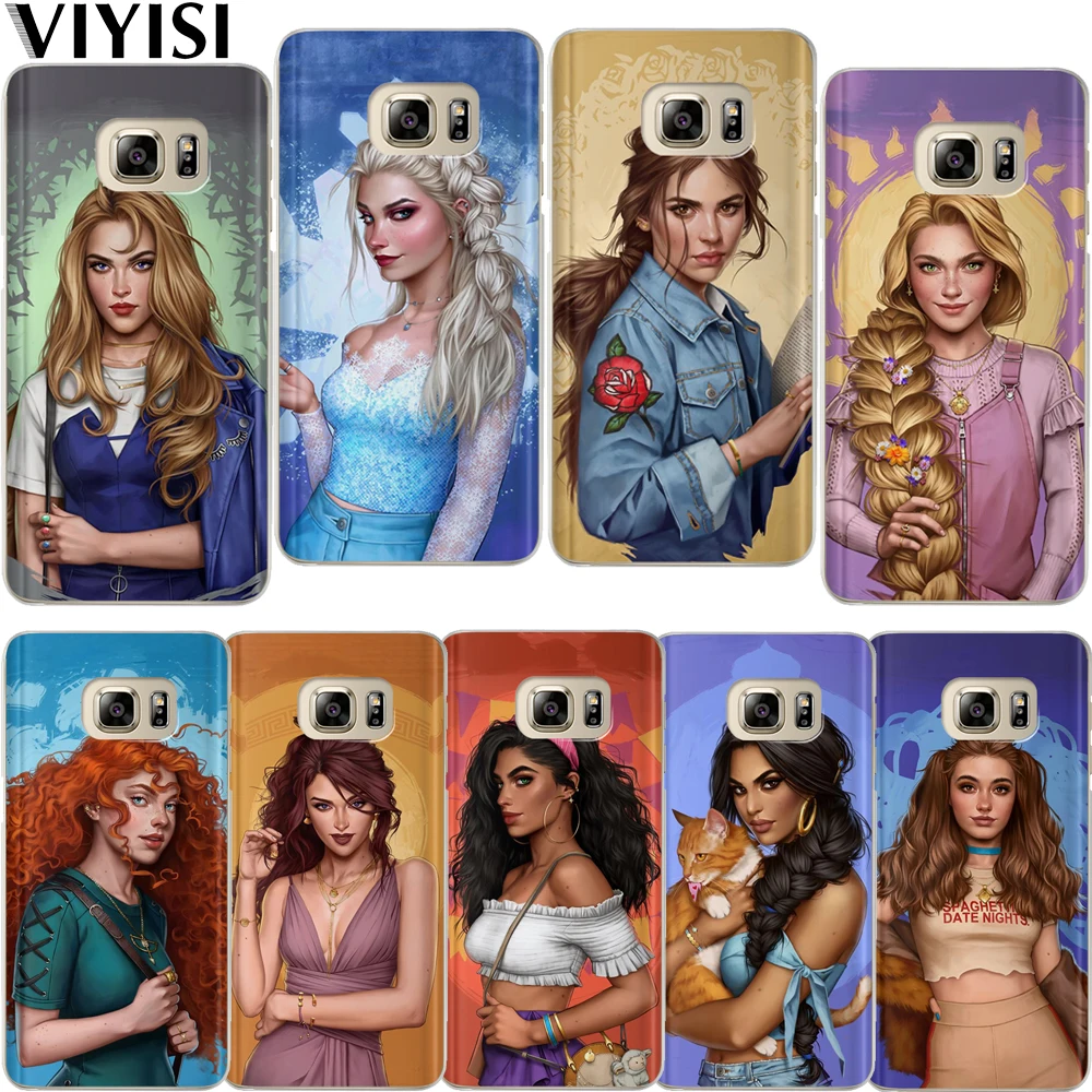 

Fashion Modern Princess Snow White Bell Tinker Bell Case For Samsung Galaxy J3 J4 J5 J6 J7 J8 Plus 2017 2018 Silicone Etui Coque