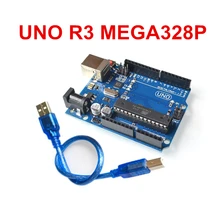 Высокое качество! UNO R3 MEGA328P ATMEGA16U2 для Arduino совместимый с кабелем