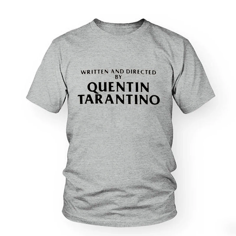 Женская футболка с длинными рукавами и круглым вырезом надписью QUENTIN TARANTINO