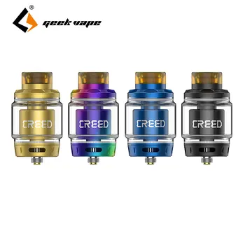 

New GeekVape Creed RTA Tank Atomizer 6.5ml/4.5ml with Dual Posts Build Deck & Screw-top-open Top Refill Design VS Ammit MTL RDA