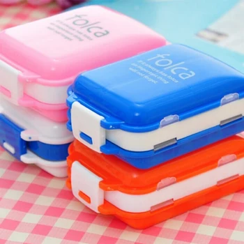 

New Hot 8 Slots Seal Folding Pill Cases Jewelry Candy Box Storage Box Vitamin Medicine Pill Box Storage Case Container #85462