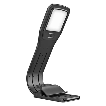 

Warm LED Bookmark Book Reading Light Clip Adjustable 4-Level Brightness Soft Light USB Rechargeable HYD88