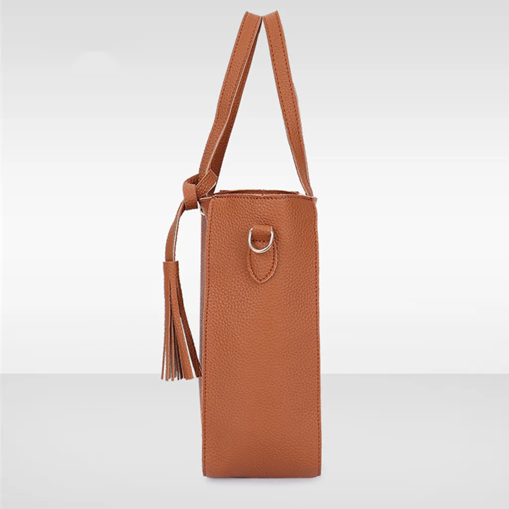 Женская сумка через плечо из четырех частей Bolsa, сумочка, кошелек-Карточница, сумки-мессенджеры, Студенческая композитная сумка Bayan Canta