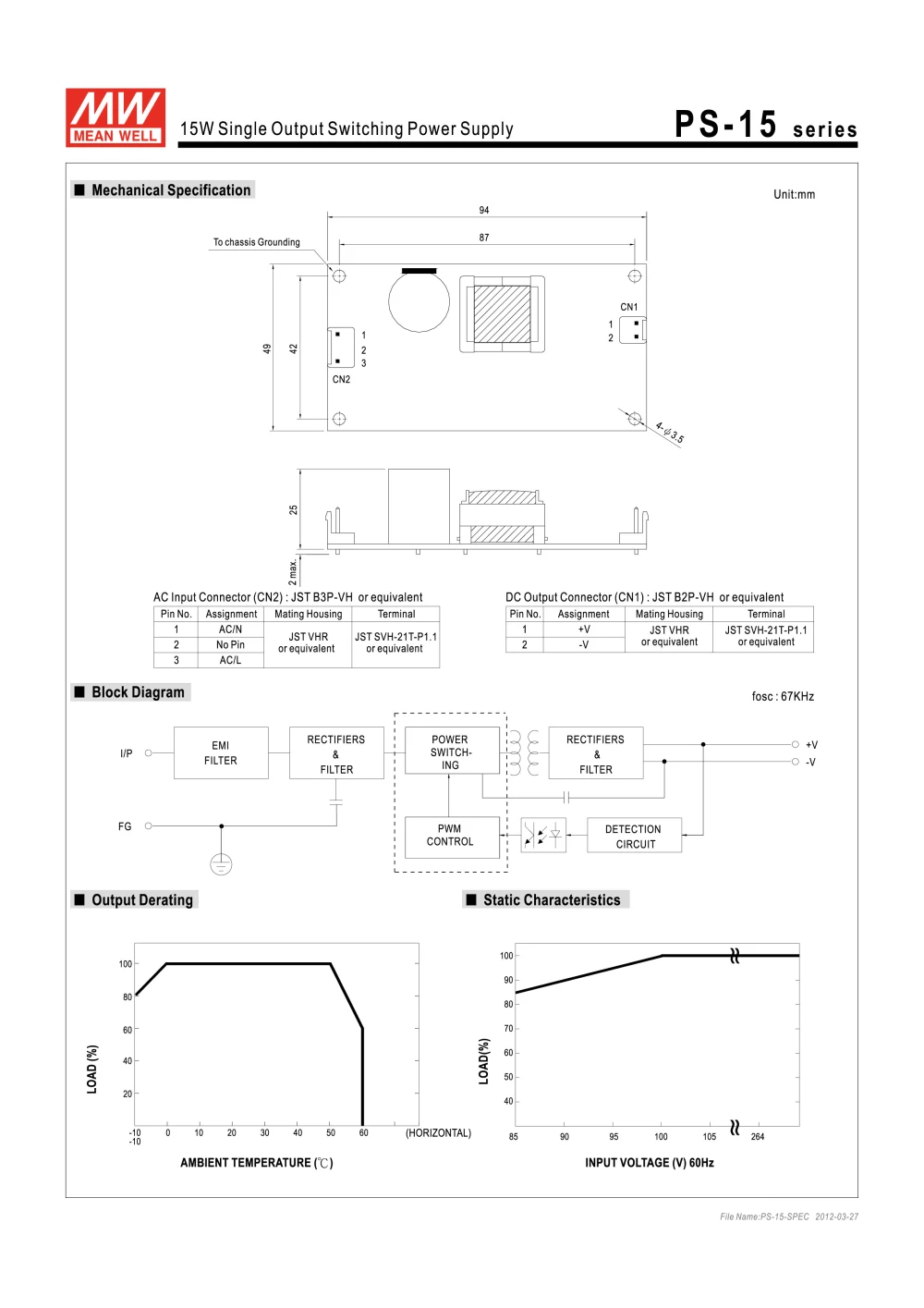 Meanwell PS-15-24 24 В 0.625A meanwell PS-15 15 Вт Один выход импульсный источник питания