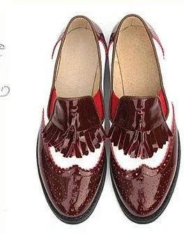 Туфли-оксфорды из натуральной кожи Женские туфли-лодочки звездный стиль Модные женские туфли Повседневное Мокасины Лоферы для женщин Цвет соответствующие дамы Оксфорд