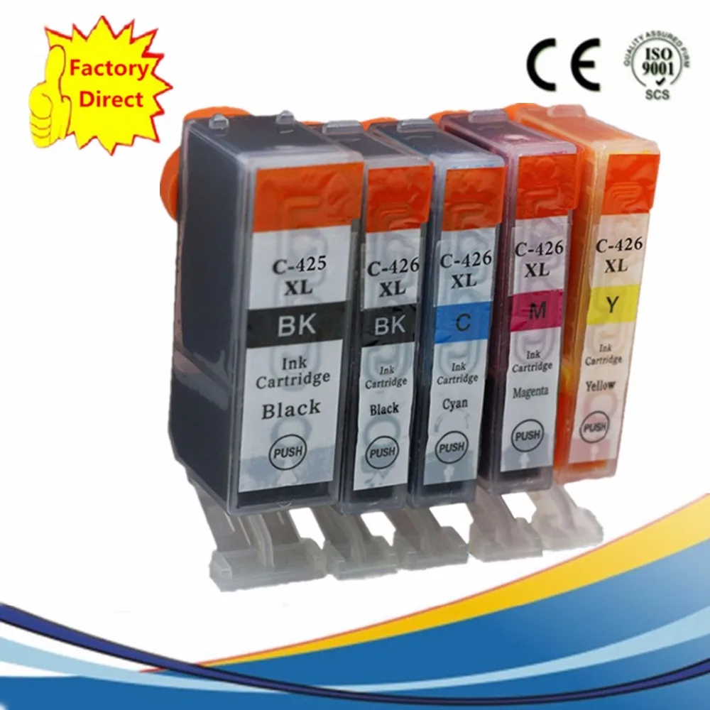 PGI425 PGI 425 XL CLI 426 425XL сменный картридж для принтера Canon Pixma MG6140 MG6240 MG8140 MG8240 MX714 MX884|ink