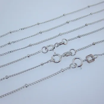 

silver 925 popular chain with beads