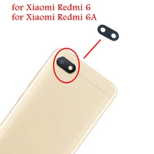 2 шт. для Xiaomi Redmi 6/Redmi 6A задняя камера стеклянный объектив основная задняя камера стеклянная крышка наклейка стеклянная линза Запасная часть