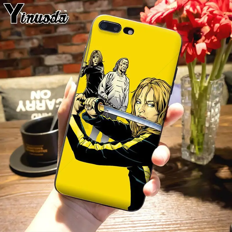 Yinuoda kill bill Darth list пять классических геометрических печатных телефонов Чехол для iPhone 7plus 6S 7 8 8Plus X 5s 11pro чехол