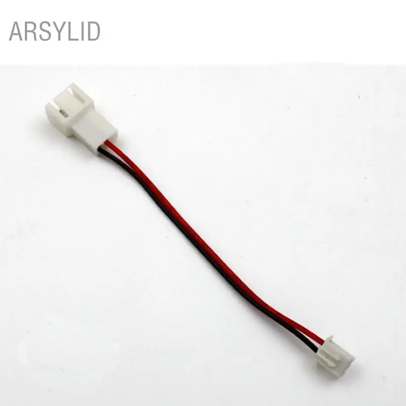 ARSYLID Conversion cable 4pin 3pin to 2 pin 2.5mm adapter fan  for VGA cooling fan Power supply mini 2pin