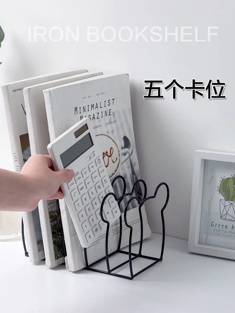 Office Accessories Cartoon Bookshelf Student Desk Organizer Bookends