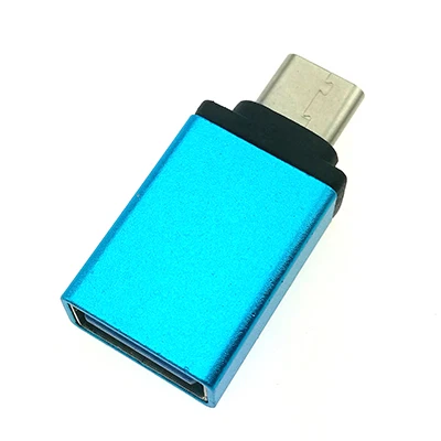 SIANCS USB 3,0 type C OTG Кабель-адаптер для huawei Xiaomi 5 4C Macbook Nexus 6p type-C USB-C OTG конвертер для всех телефонов type-c - Цвет: Синий