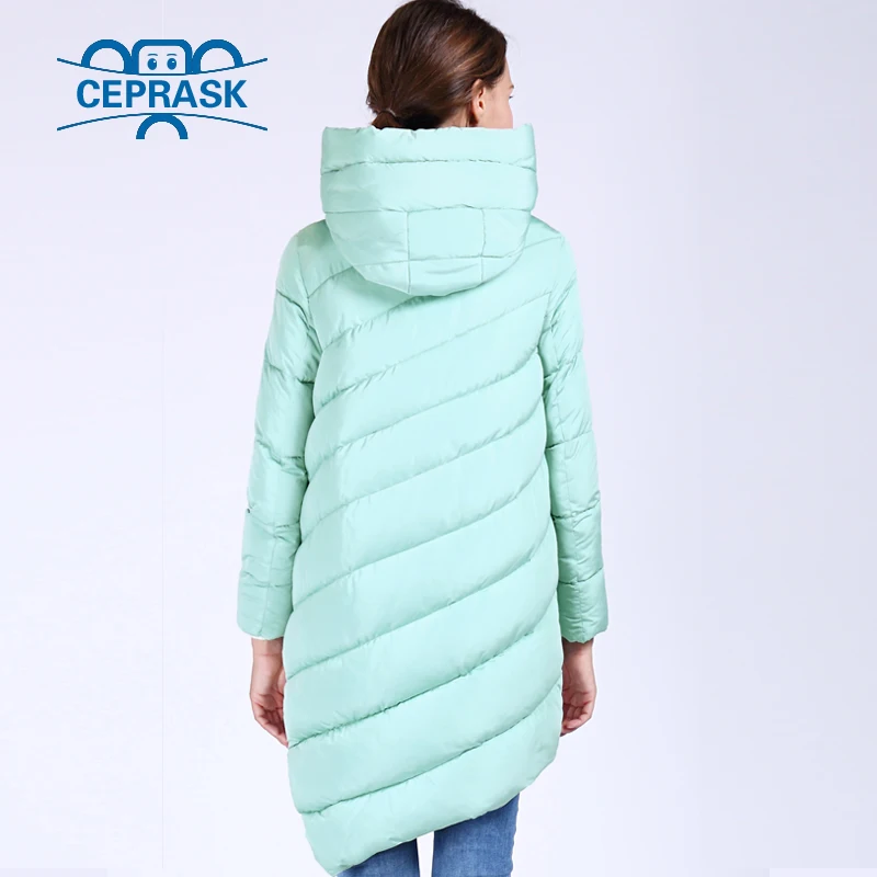 Manteau À Femmes Bio Veste red Taille Chaud D'hiver Vers Blue Ceprask Chapeau Longue Daer Qualité De Neuf Bas water Blue Parka Haute Peluches Plus 2018 Capuchon Le xwW07afZ