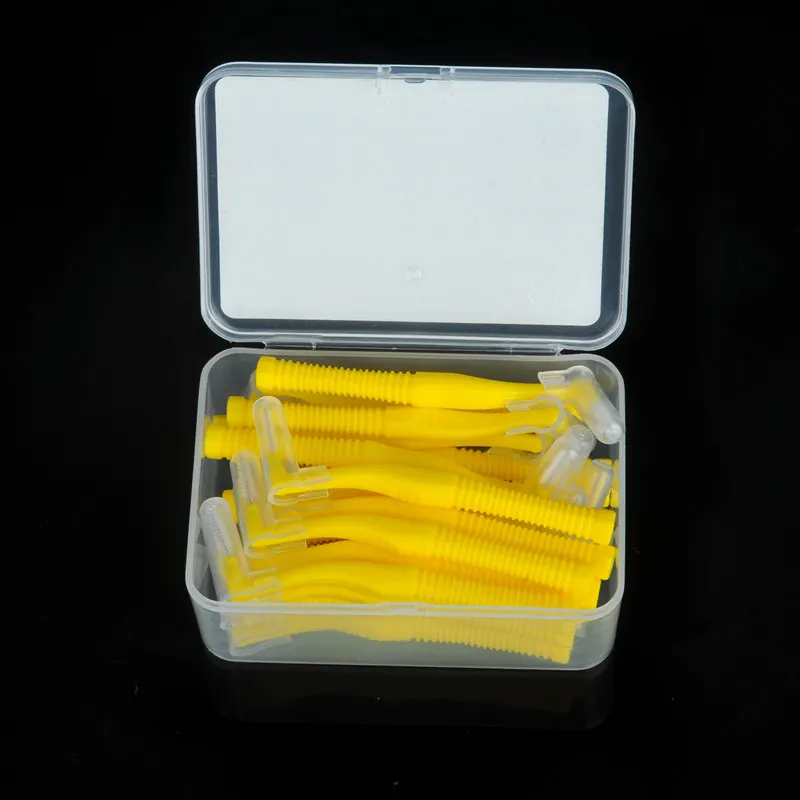 Cepillo Interdental 20 piezas Cleanpik L formas Limpieza Interdental Cepillo Oral cuidado de Dientes De