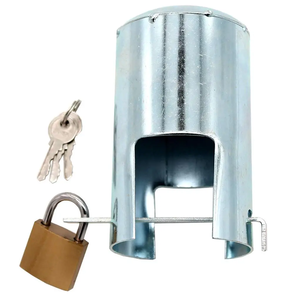 Green Insulated Garden Hose Bibb Lock and Spigot Lock With Cover