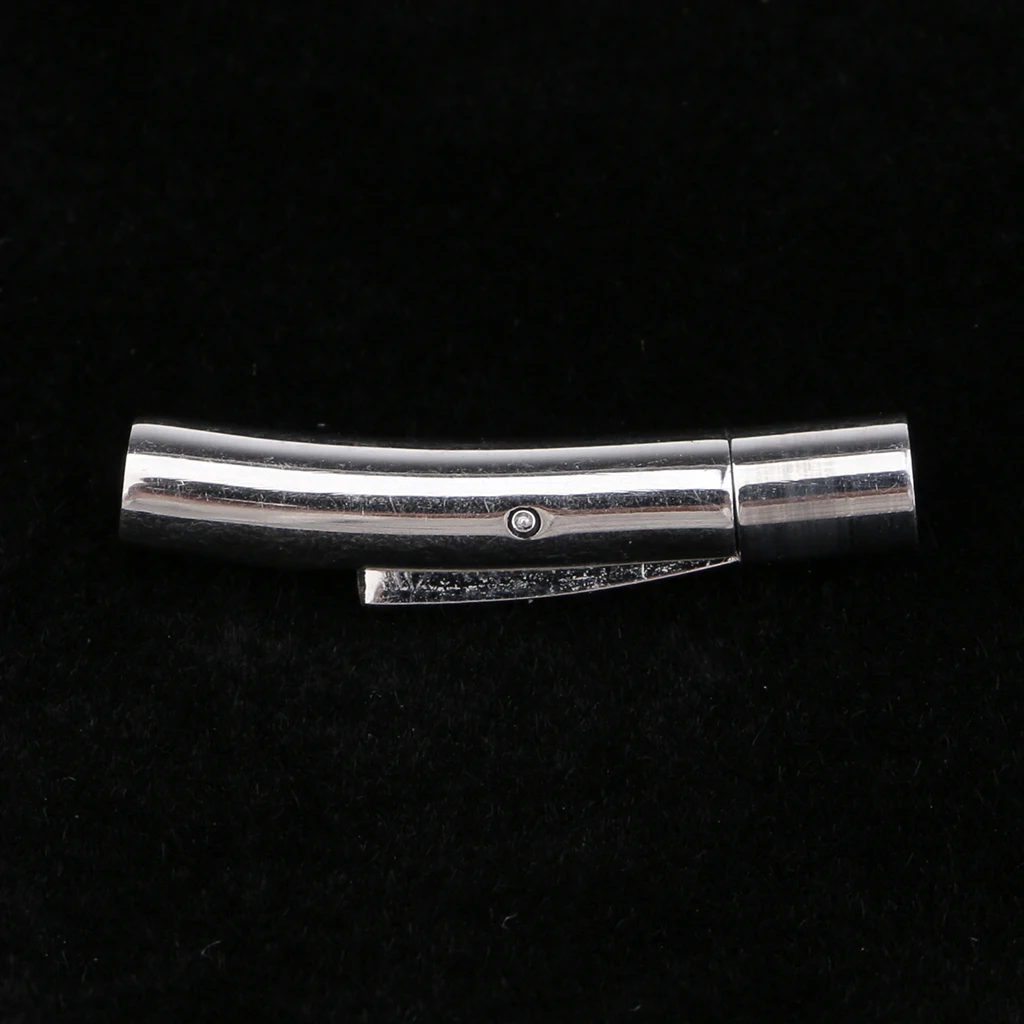 5 Set 22 Mm Jewelry Connectors Leather Cord Ends Cap Fit 3 mm Leather Rope Bracelets Necklaces Findings Buckle DIY Jewelry Craft
