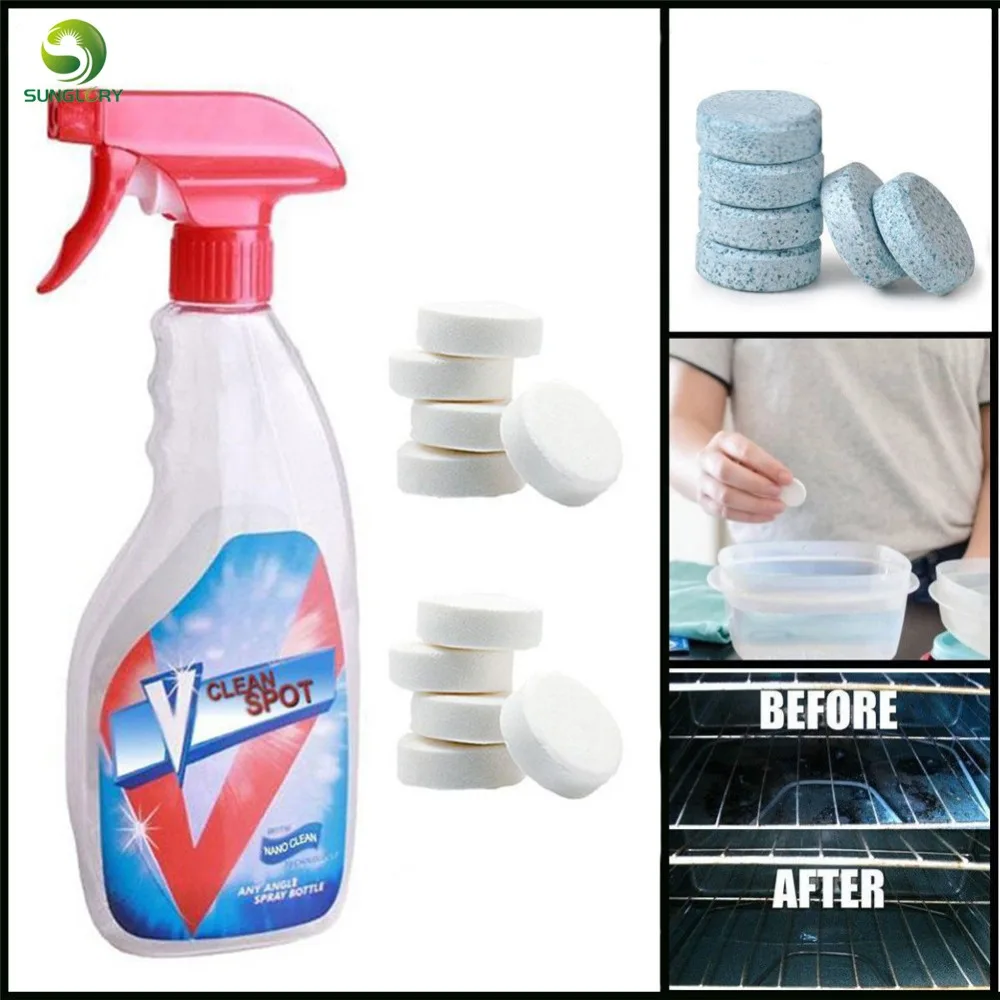 

Sunglory Multifunctional Effervescent Spray Cleaner Set With Bottle All Purpose Home Cleaning Kitchen Accessories