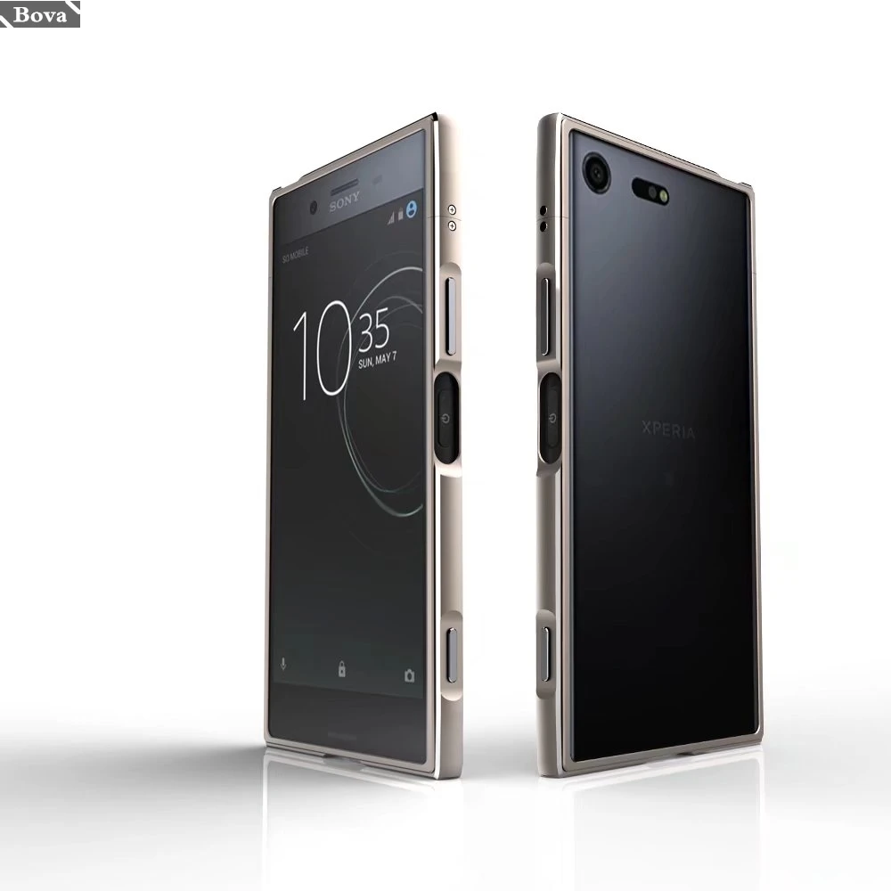 Чехол для sony XZ1 роскошный Ультратонкий алюминиевый бампер для sony Xperia XZ1 G8341 G8342+ 2 пленки(1 передняя+ 1 задняя