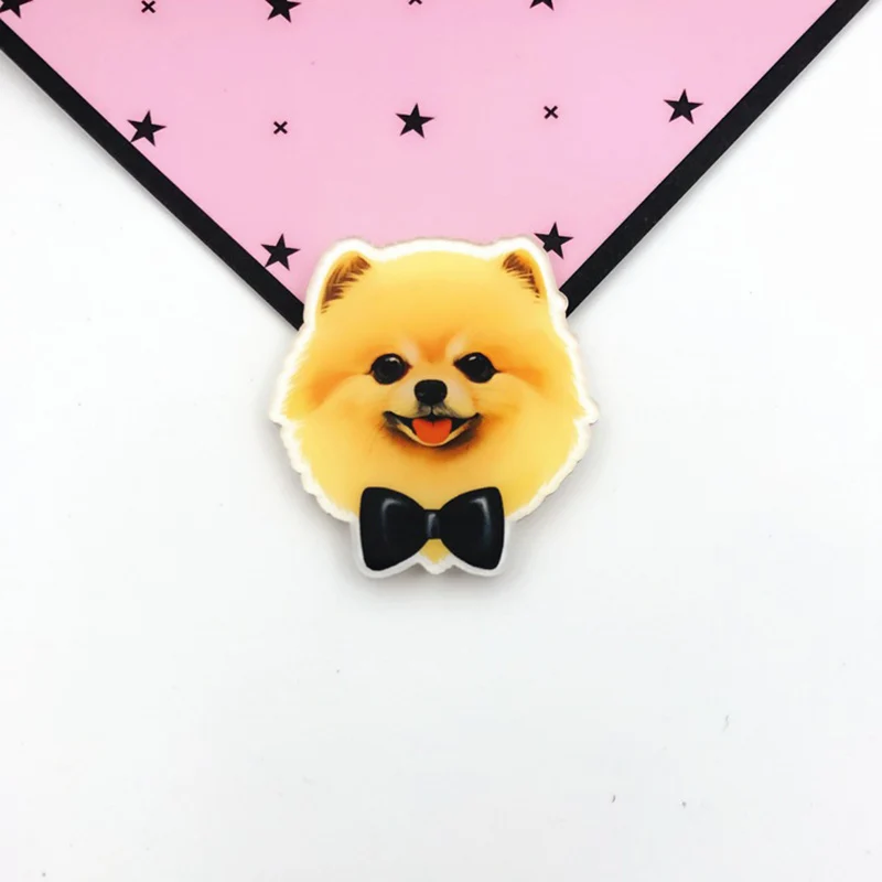 Brooch High Quality Cartoon 1PC Acrylic Badges Animals For Backpacks Harajuku Cute Dog Pins For Clothes Hot Sale Kawaii Cat