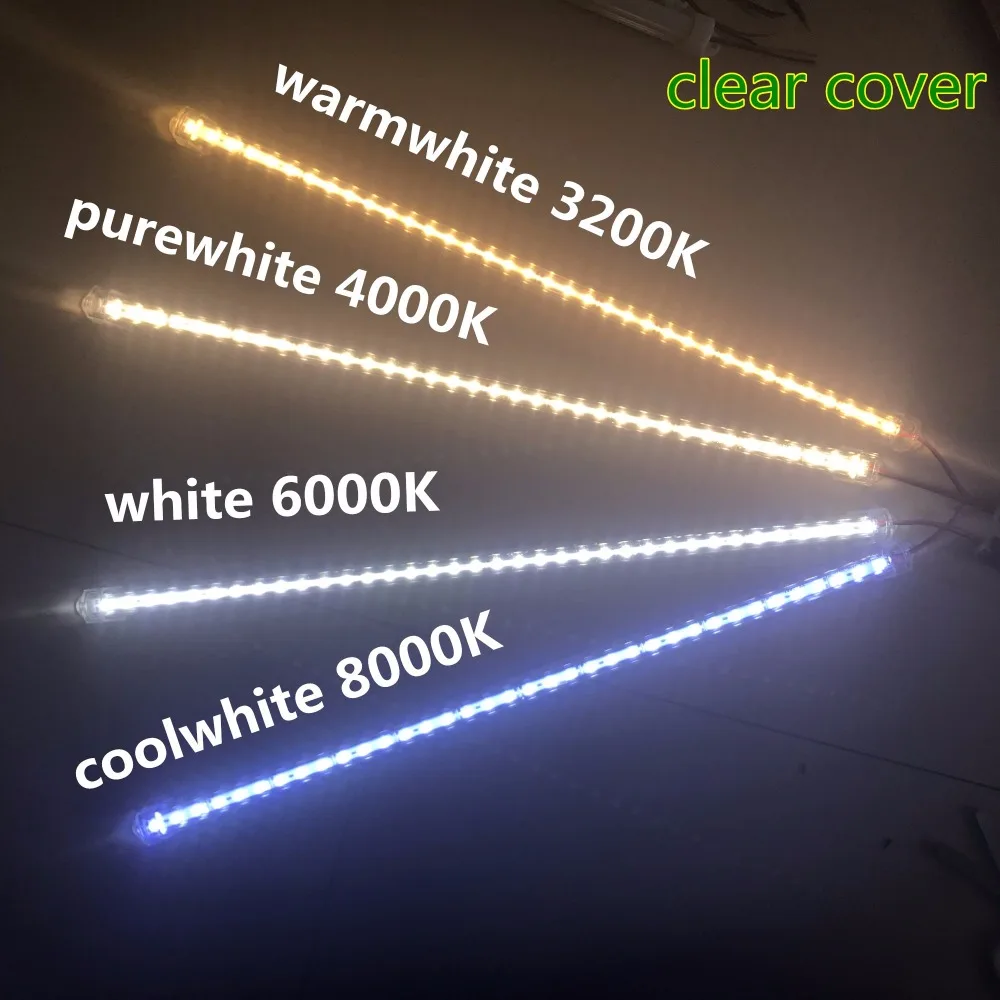 Светодиодный бар огни DC12V 5730 светодиодный Жесткая Газа 100 см 4000 К purewhite светодиодный трубки с u алюминиевый корпус + крышка ПК 20 шт./лот