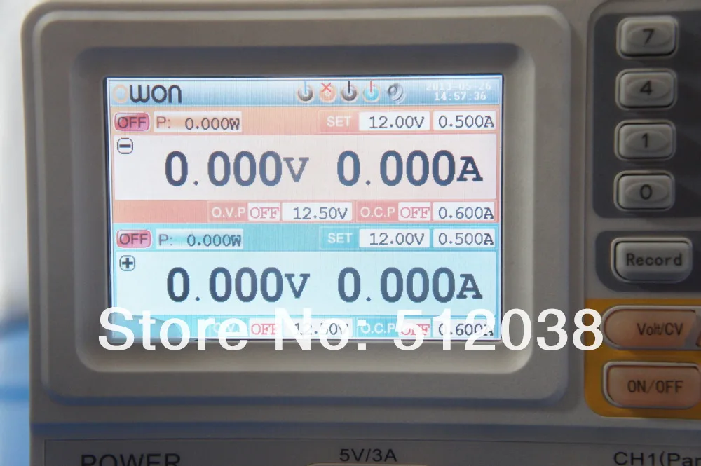OWON ODP3032 195 W 2-CH 0~ 30 V 0~ 3A выход с 5 V фиксированный программируемый Линейный источник питания постоянного тока 2+ 1 канал