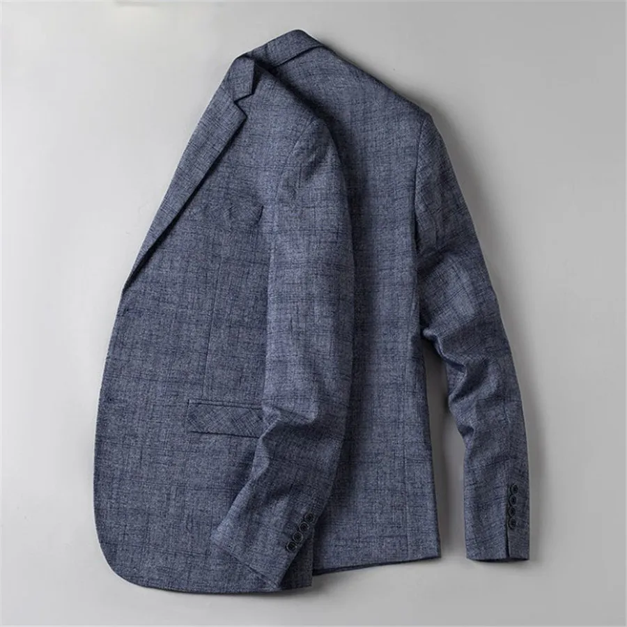 Блейзер Для мужчин Modis Slim Fit с длинным рукавом Повседневное пальто плюс Размеры 4Xl