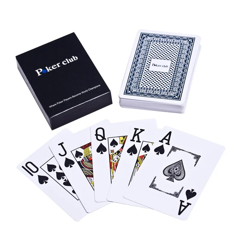 Poker Club красный/BluTexas холдем покер карты Водонепроницаемый и скучный польский Liquor & Poker