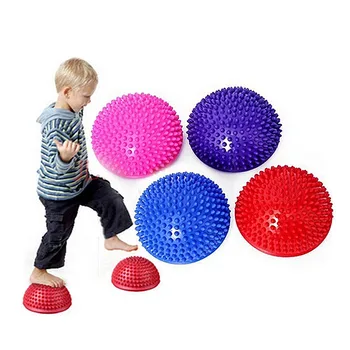 

Yoga Half Ball Fitness Equipment Kids Elder Durian Massage Mat Exercise Balance Point Gym Yoga Pilates Ball