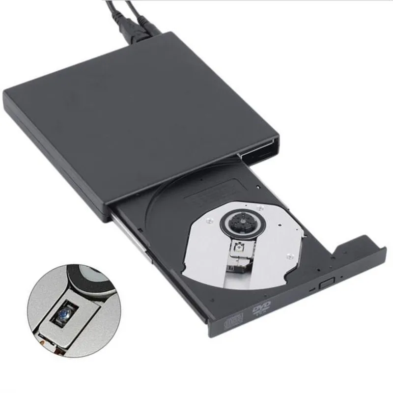 USB 2.0 External Optical DVD Drive Combo CD RW Bur...