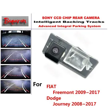

For FIAT Freemont 2009~2017 Smart Tracks Chip Camera / HD CCD Intelligent Dynamic Parking Car Rear View Camera