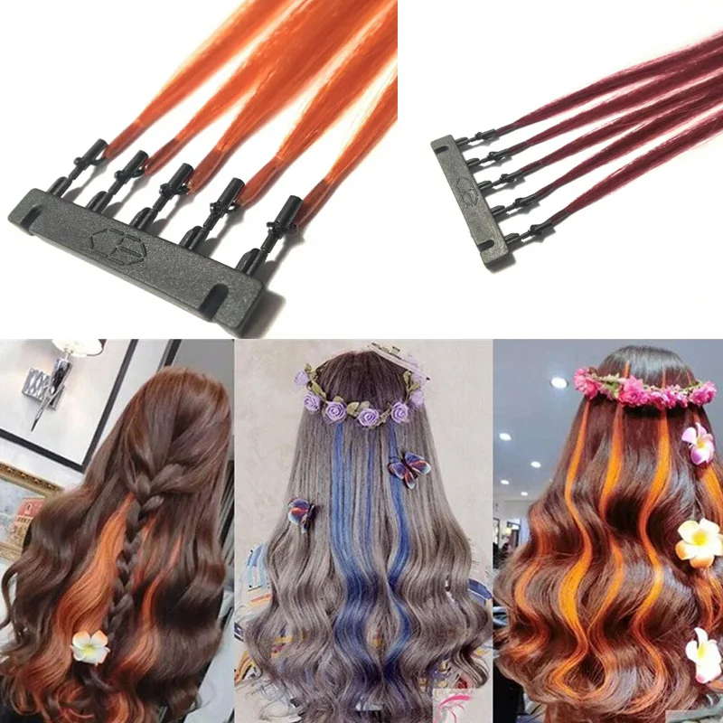 

Second Generation 6D Hair Extensions Can Be Styled Salon Hair Braider 100G(25rows)/lot