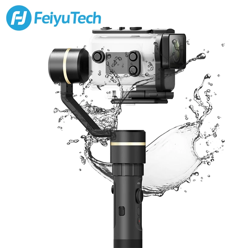 

FeiyuTech G5GS 3-Axis Gimbal Handheld Camera Stabilizer for Sony AS50 AS50R Sony X3000 X3000R Splash Proof with Bluetooth APP